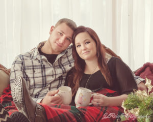 Christmas Couples Photography in Green Bay
