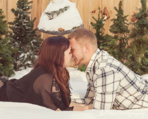 Christmas Couples Photography in Green Bay