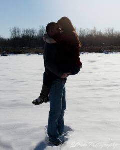 Christmas Couples Photography in Green Bay