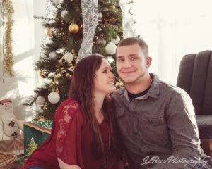 Christmas Couples Photography in Green Bay