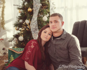Christmas Couples Photography in Green Bay